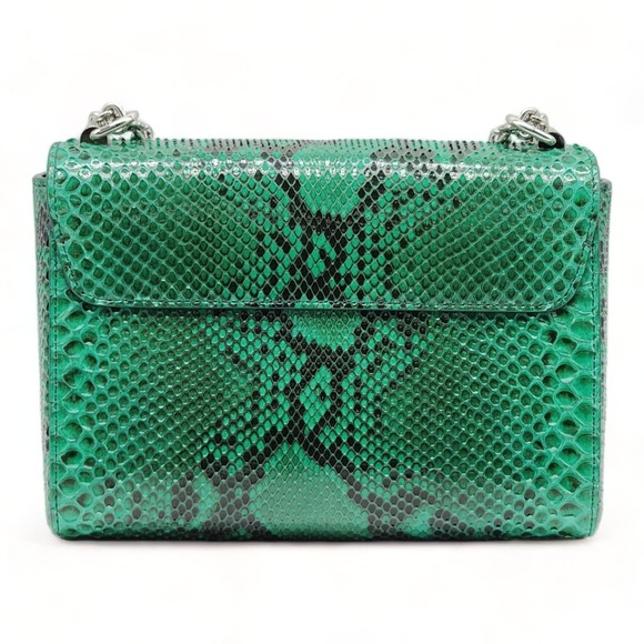 Louis Vuitton Twist MM Green Python $8700 - Picture 7 of 12